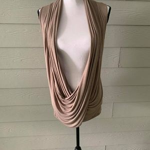 Byburn Apparel Blouse With Droop Front